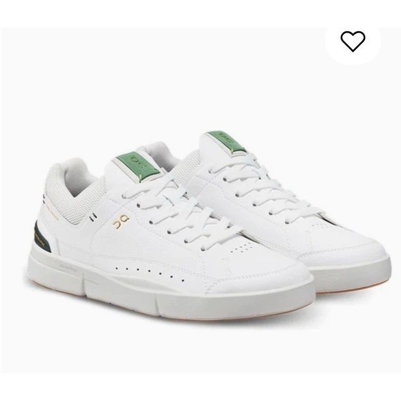 On Run The Roger Centre Court Women's Size 5.5 White Sage Tennis Shoes Sneakers